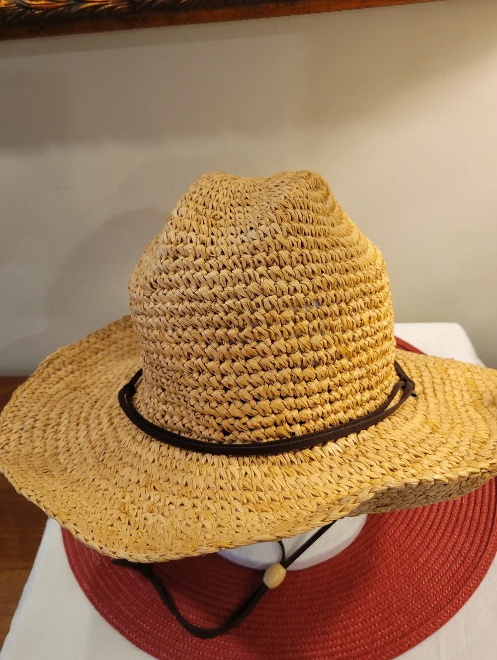 🐴EUC~ RIP CURL Straw Cowgirl Hat